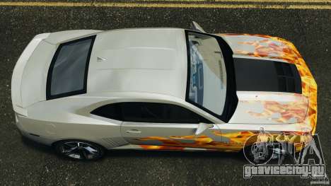 Chevrolet Camaro ZL1 2012 v1.0 Flames для GTA 4