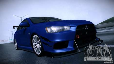 Mitsubishi Lancer Evolution X Tunable для GTA San Andreas