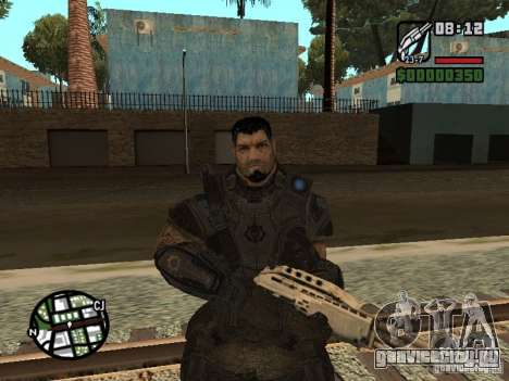 Доминик Сантьяго из игры Gears of War 2 для GTA San Andreas