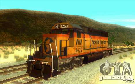 Chessie System sd40-2 для GTA San Andreas