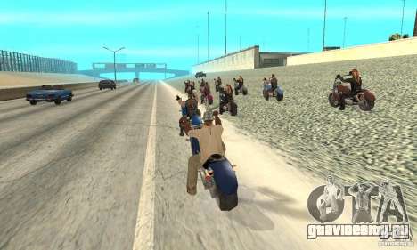 BikersInSa (БАЙКЕРЫ В SAN ANDREAS) для GTA San Andreas