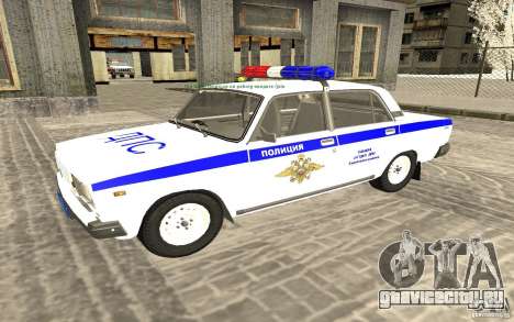 Ваз 2107 ДПС Полиция Жигули для GTA San Andreas