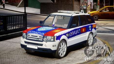 Range Rover Macedonian Police [ELS] для GTA 4