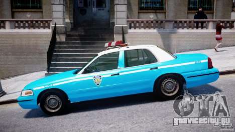Ford Crown Victoria Classic Blue NYPD Scheme для GTA 4