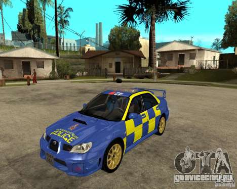 Subaru Impreza STi police для GTA San Andreas