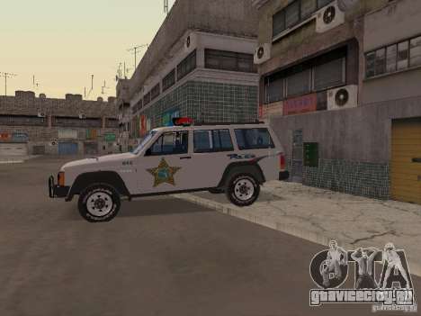 Jeep Cherokee Police 1988 для GTA San Andreas