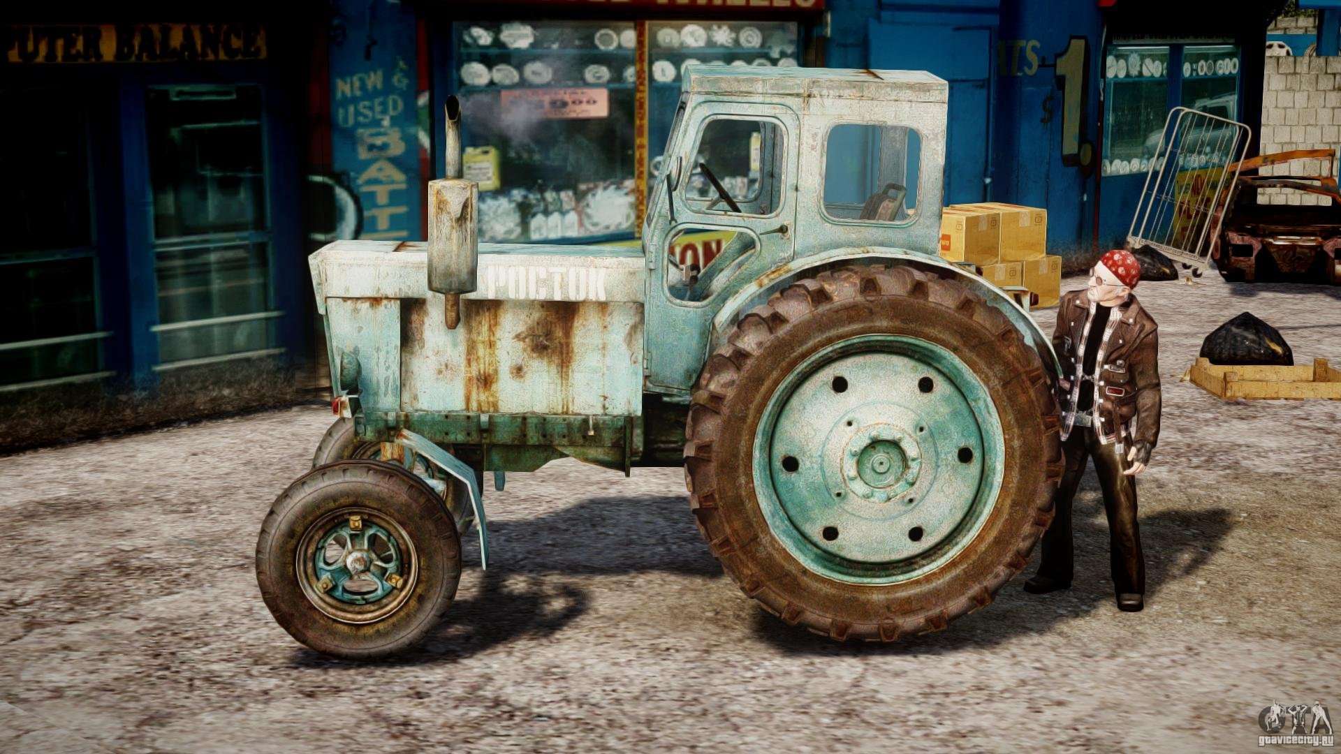 гта 5 трактор с ковшом фото 116