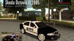 Skoda Octavia II 2005 SAPD POLICE для GTA San Andreas