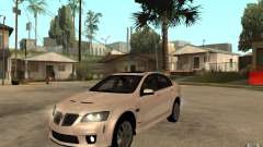Pontiac G8 GXP 2009 для GTA San Andreas