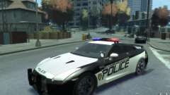 Nissan GT-R R35 Police для GTA 4
