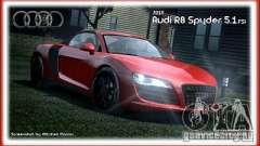 Audi R8 Spyder 2010 v 2.0 для GTA 4