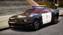 Ford Mustang V6 2010 Police v1.0 для GTA 4