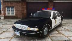 Chevrolet Caprice 1991 Police для GTA 4