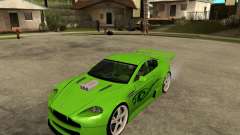 Aston Martin Vantage V8 - Green SHARK TUNING! для GTA San Andreas
