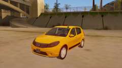 Renault Sandero Taxi для GTA San Andreas