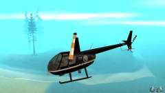 Robinson R44 Raven II NC 1.0 Чёрный для GTA San Andreas