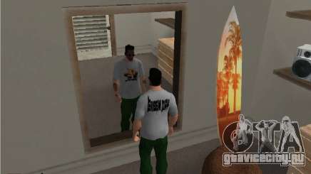 Футболка Green day для GTA San Andreas