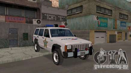 Jeep Cherokee Police 1988 для GTA San Andreas