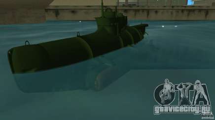 Seehund Midget Submarine skin 1 для GTA Vice City