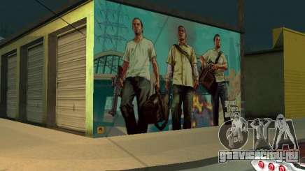 Плакат GTA V для GTA San Andreas