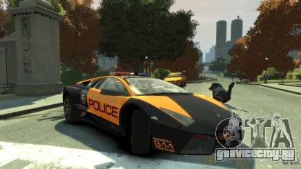 Lamborghini Reventon Police Hot Pursuit для GTA 4