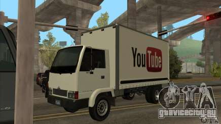 Грузовик с логотипом YouTube для GTA San Andreas
