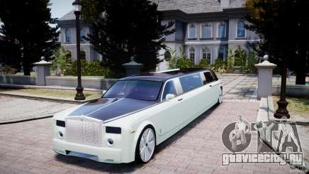 Rolls Royce Phantom Sapphire Limousine - Disco Limo для GTA 4