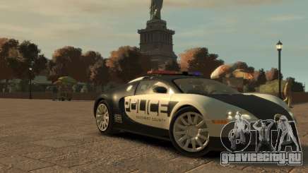 Bugatti Veyron Police [EPM] для GTA 4