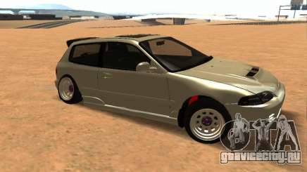 Honda Civic EG6 серебристый для GTA San Andreas