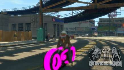Мотоцикл из Трон (розовый неон) для GTA 4