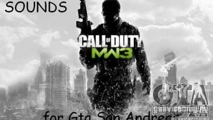 Weapon Sound из CoD MW3 для GTA San Andreas