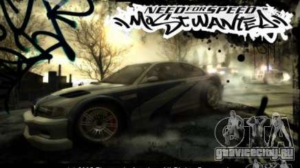 Загрузочные экраны в стиле NFS: Most Wanted для GTA San Andreas