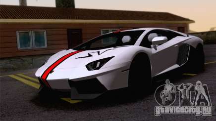 Покрасочные работы для Lamborghini Aventador LP700-4 2011 для GTA San Andreas
