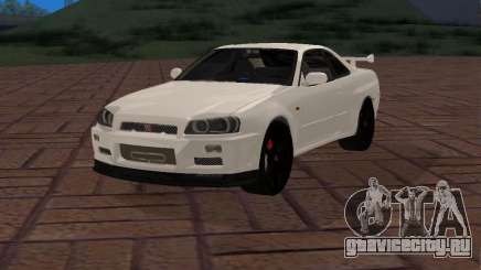 Nissan Skyline GT-R R34 Tunable для GTA San Andreas