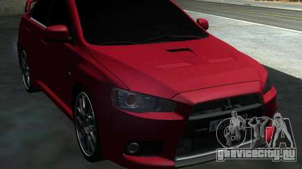 Mitsubishi Lancer Evolution X MR1 v2.0 для GTA San Andreas
