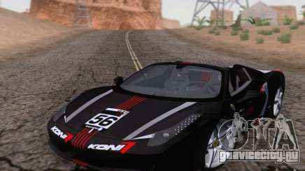 Ferrari F458 чёрный для GTA San Andreas