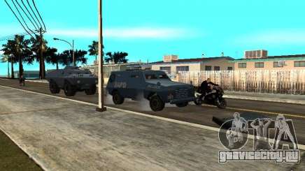 S.W.A.T. и FBI Truck ездят по улицам для GTA San Andreas