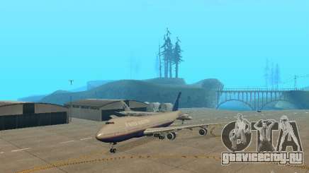 Boeing 747-100 United Airlines для GTA San Andreas