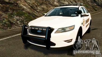 Ford Taurus 2010 CCSO Police [ELS] для GTA 4