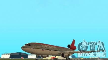 McDonell Douglas DC 10 Nortwest Airlines для GTA San Andreas