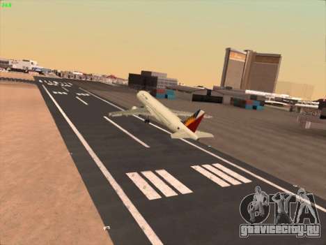 Airbus A320-211 Philippines Airlines для GTA San Andreas