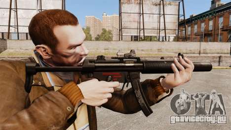 Пистолет-пулемёт MP5SD v2 для GTA 4