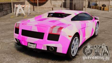 Lamborghini Gallardo 2005 [EPM] Pink Camo для GTA 4