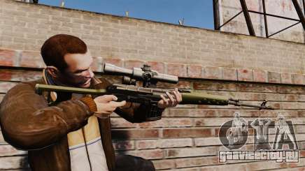Снайперская винтовка Драгунова v3 для GTA 4