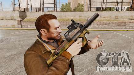 Бельгийский пистолет-пулемёт FN P90 v5 для GTA 4