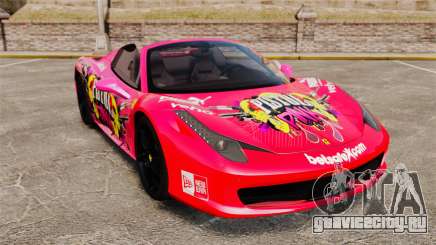 Ferrari 458 Spider Pink Pistol 027 Gumball 3000 для GTA 4