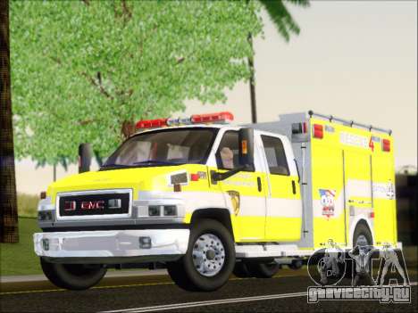 GMC C4500 Topkick BCFD Rescue 4 для GTA San Andreas