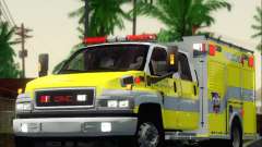 GMC C4500 Topkick BCFD Rescue 4 для GTA San Andreas
