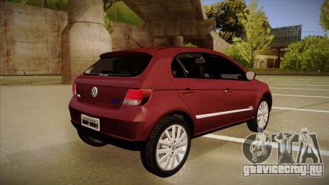 VW Gol Power 1.6 2009 для GTA San Andreas