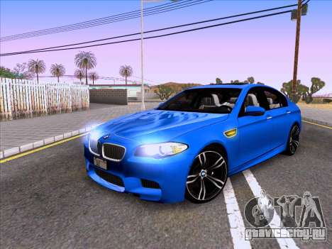 BMW M5 F10 2012 Autovista для GTA San Andreas